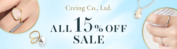 Creing Co., Ltd. ALL 15%OFFSALE
